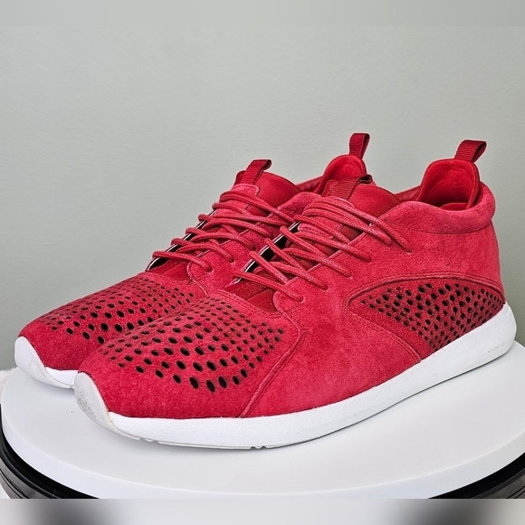 Diamond Supply Co Quest Mid Lace Up Sneakers, RED, 10.5 Men\'s main image 12